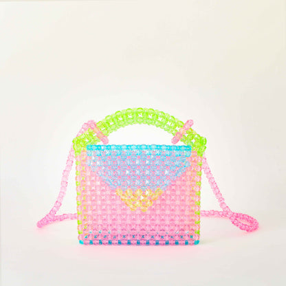 beaded handbag, beaded shoulder bag, beaded crossbody bag, handmade beaded bags, small beaded bag, pink beaded bag, green beaded bag, blue beaded bag